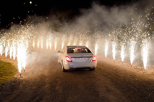 Sparkler Fountain Exit